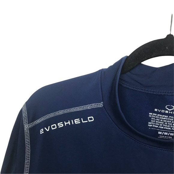 EvoShield Blue Long Sleeve Athletic Top - Picture 9 of 10
